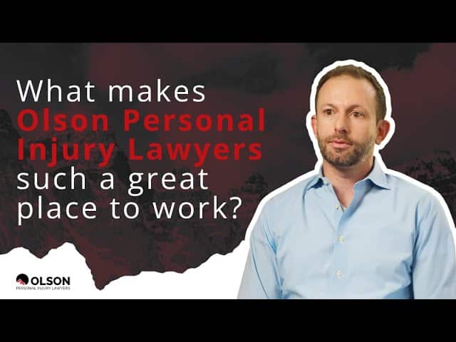 what makes olson personal injury lawyers a great place to work