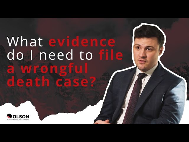 evidence wrongful death case