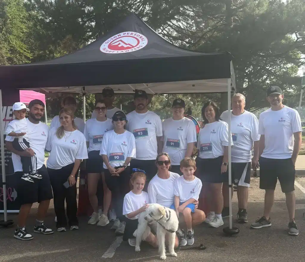 Olson Personal Injury Lawyers at the 30th annual league of Colorado race
