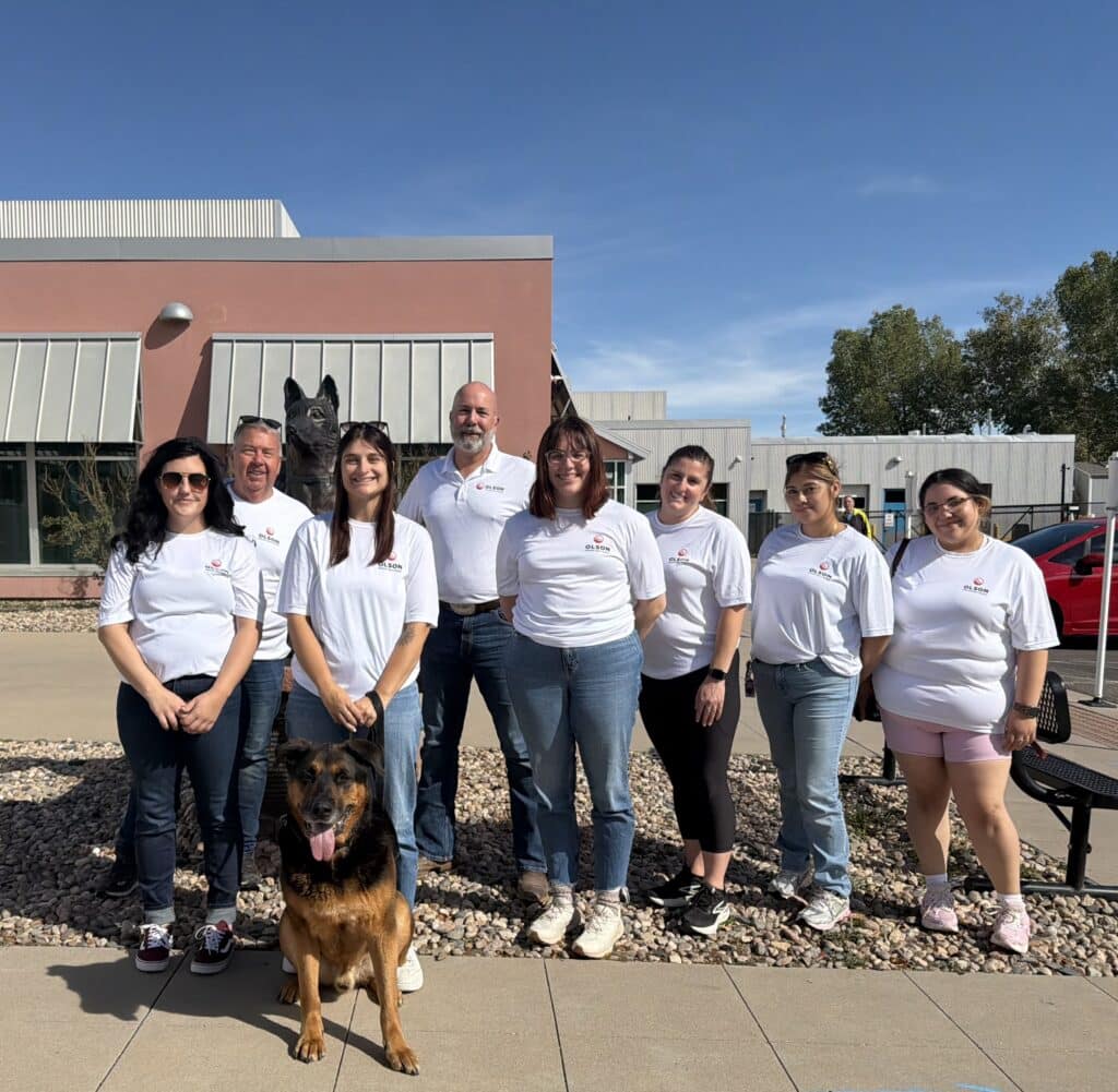 Olson volunteer at Foothills Shelter