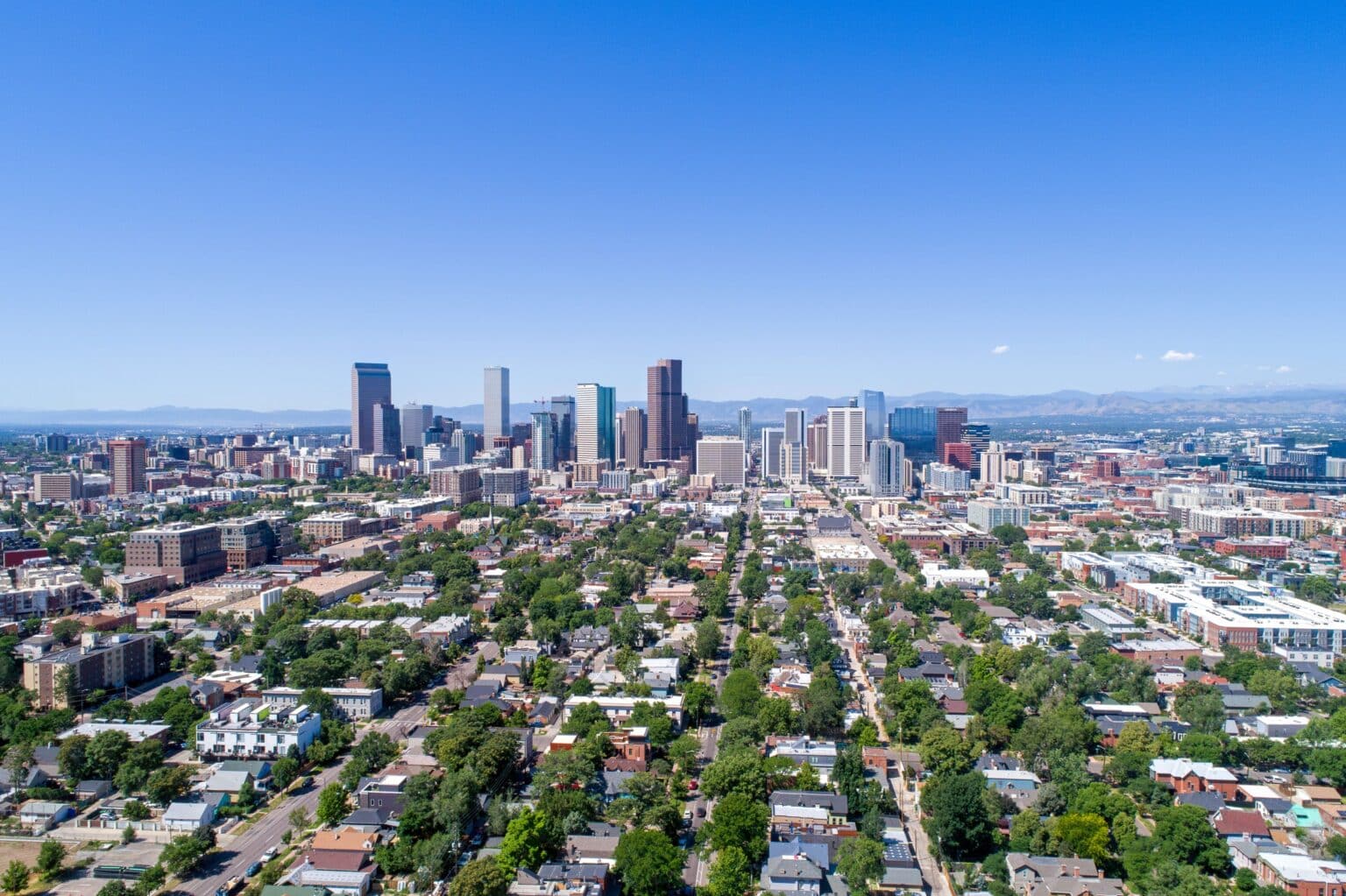 skyline of Denver