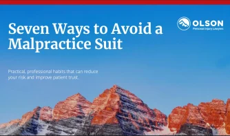 seven ways to avoid a malpractice suit infographic