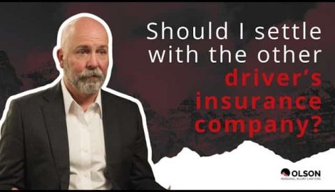 Should I Settle With The Other Driver's Insurance Company