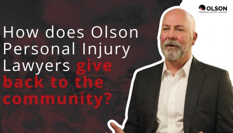 How Does Olson Personal Injury Lawyers Give Back to the Community?